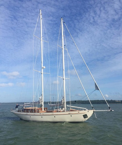 64' schooner 'Wolfhound' Olivier van Meer Design