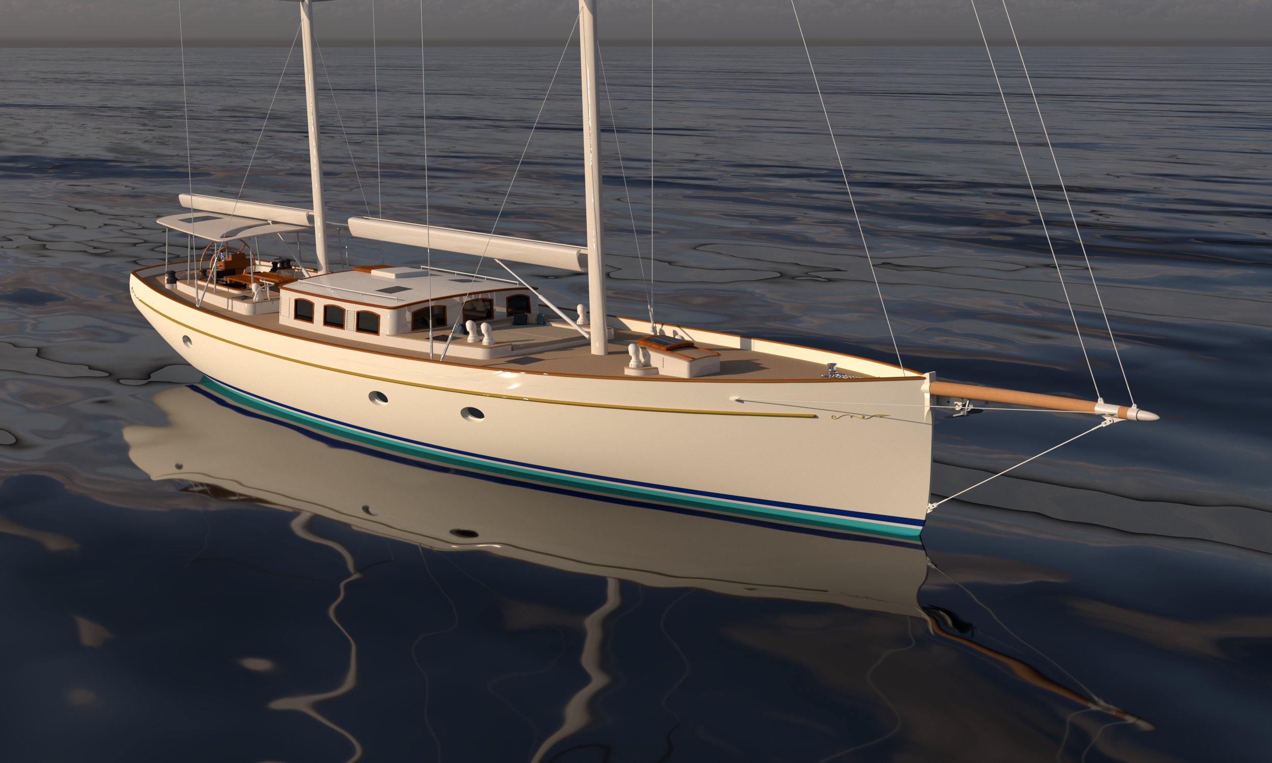 Modern Ketch New build: 79' (24m) Ketch - Olivier van Meer